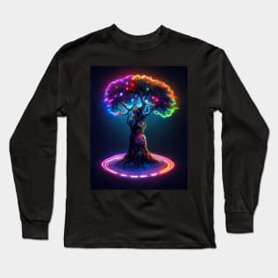 Cosmos Wishing Tree of Life and Dreams Long Sleeve T-Shirt
